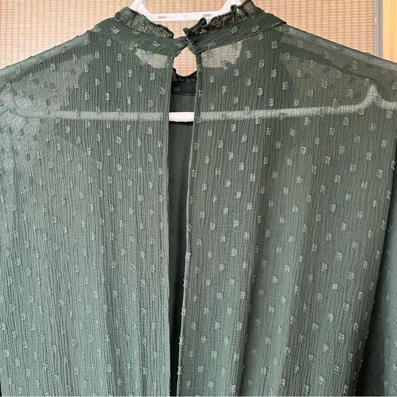 Zara Dress Green Super Comfy Perfect for Christmas Size XS - Picture 7 of 17